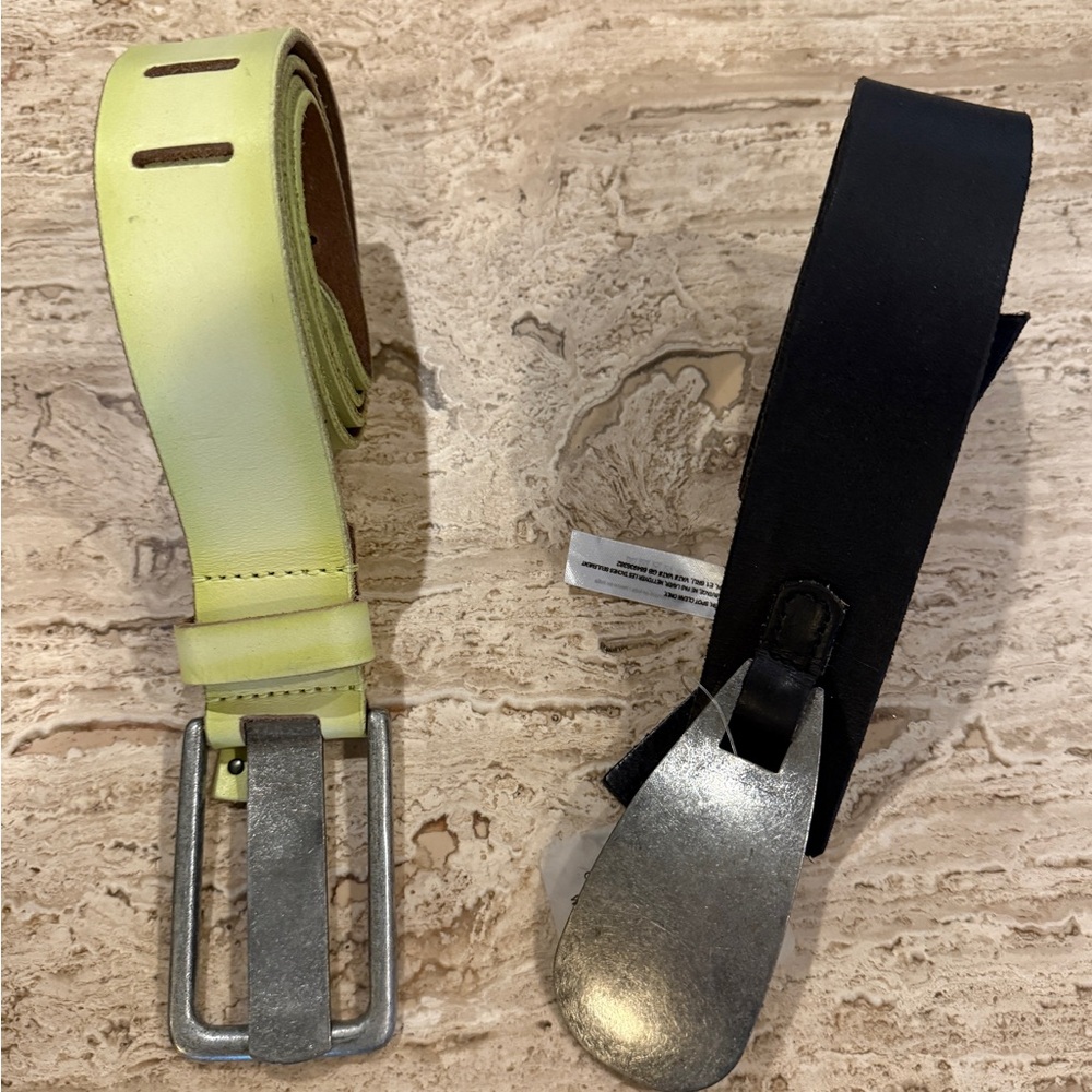 Free People Jona Belts ~ Bundle of 2 ~ New without Tags. M/L